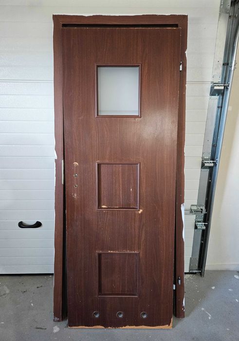 Drzwi z ościeżnicą na budowę 60 prawe TRANSPORT !