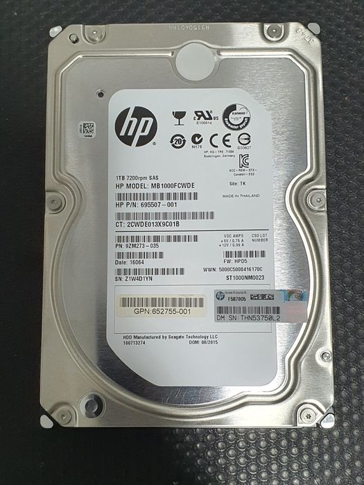 HP SAS Hard Drives 1 TB 3.5" LFF | HPE64737833205891120