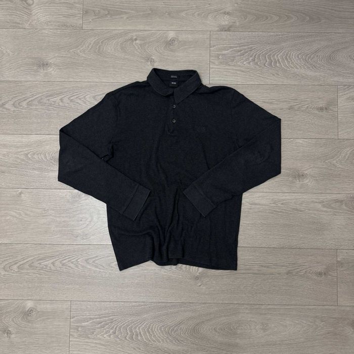 Люксовий Поло Лонгслів Хуго Бос Hugo Boss Pima Cotton, розмір L