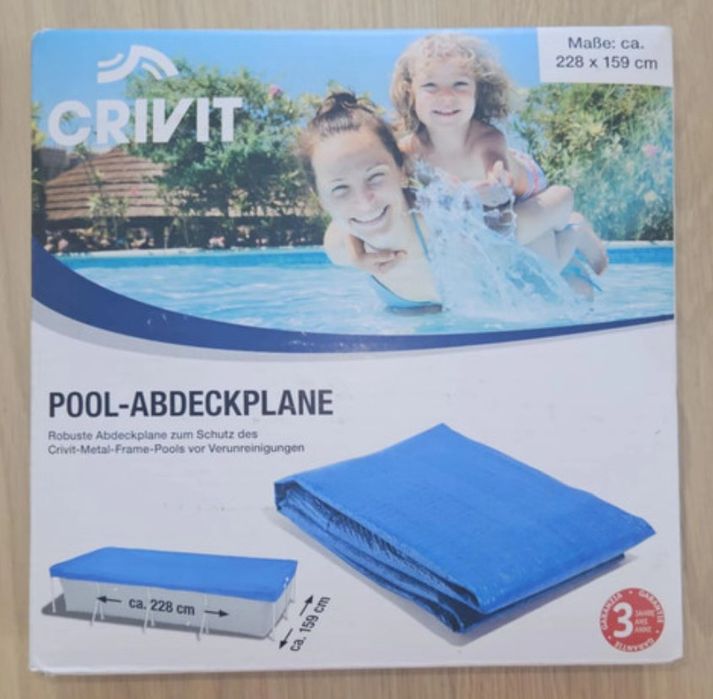 Pokrowiec, przykrycie, plandeka na basen prostokatny