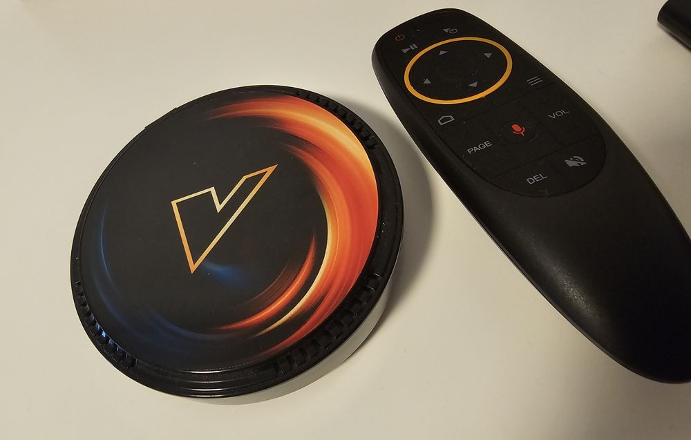 Box Android Vontar w2 2gb/16gb ram como nova  voice control