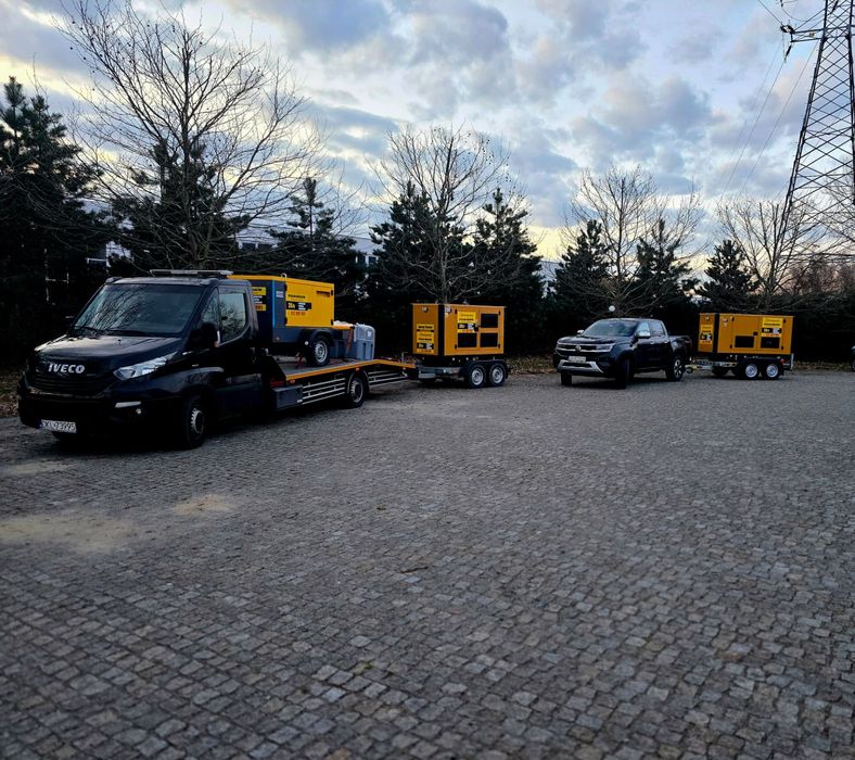 Agregaty 16 kW - 2 MW pod tynkarski na budowę - 24/7