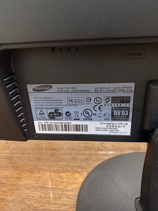 Монітор Samsung SyncMaster 943N