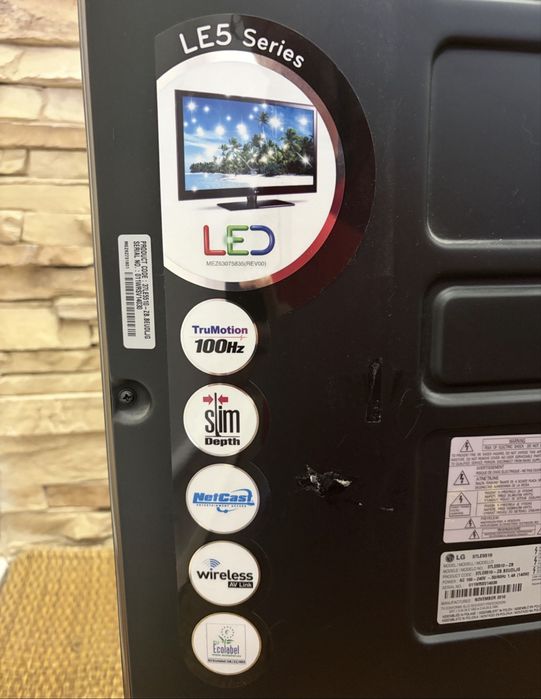 TV LG LED 37 Polegadas Como nova