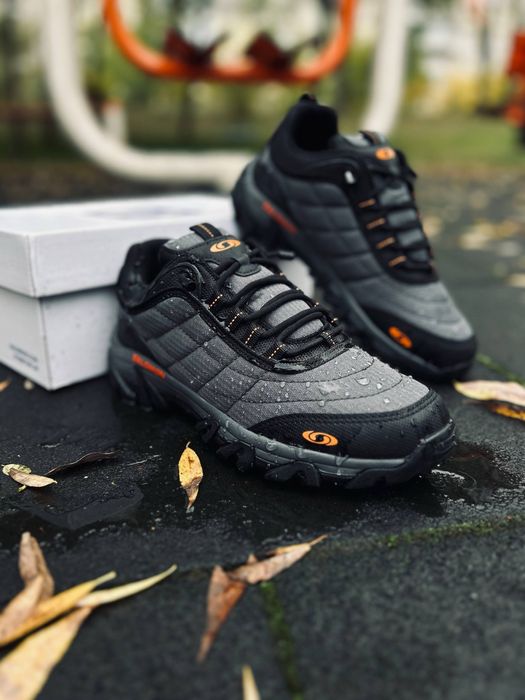 Серые кроссовки +10 -25 термо кросовки Саломон / Salomon