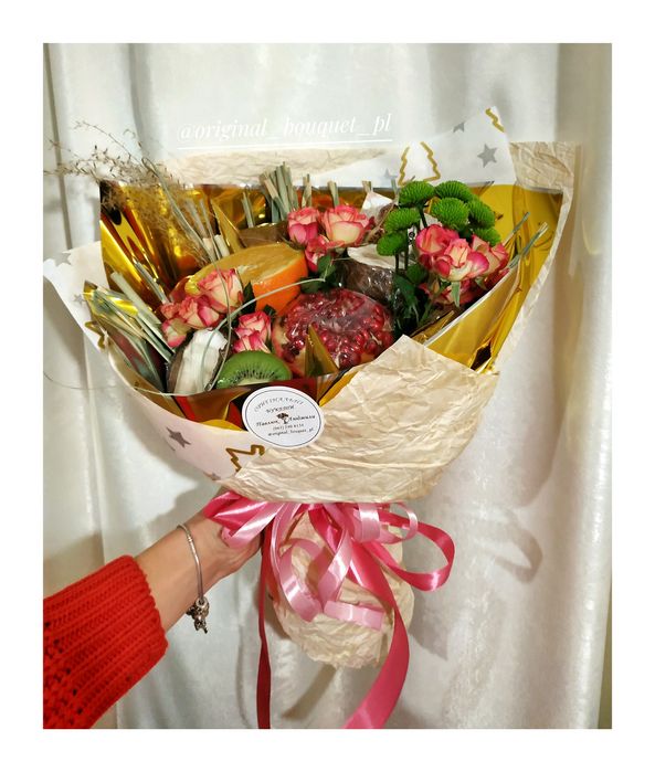 Оригінальний букет, їстівний, чоловічий, жіночий, дитячий букет,дешево
