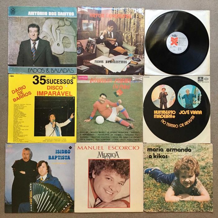 Discos vinil LP - 3€ cada - pop rock jazz portuguesa brasileira