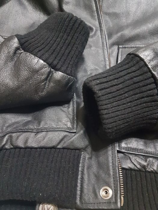 Куртка шкіряна бомбер VERA PELLE  (M)