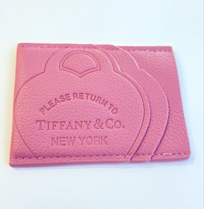 Кардхолдер у стилі Tiffani & Co. New York/ шкіряний гаманець тіффані