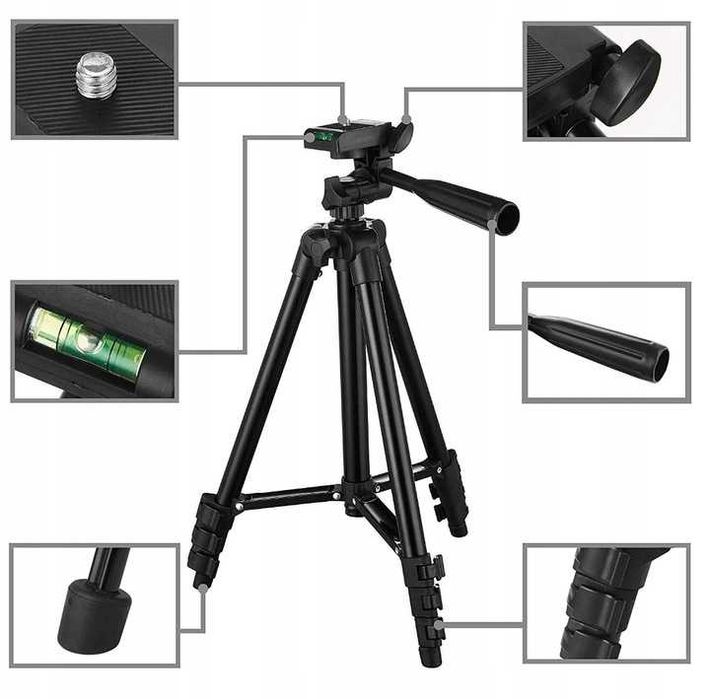 STATYW NA APARAT telefon statyw fotograficzny 4 w 1