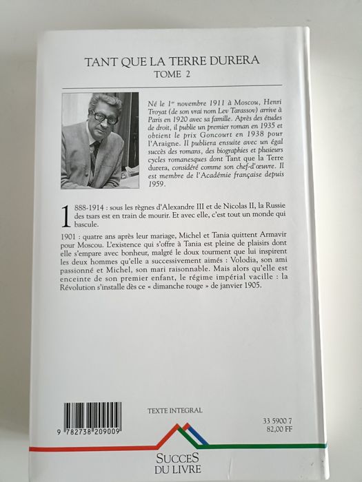 Livro do Escritor Henri Troyat volume 2