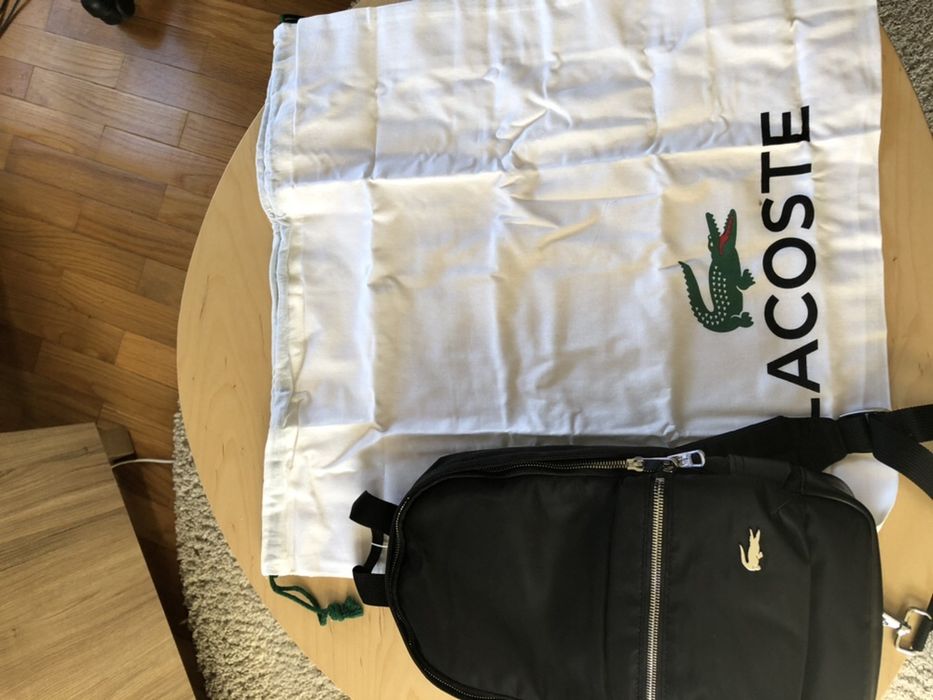 Lacoste Mala Vertical Negra NOVA