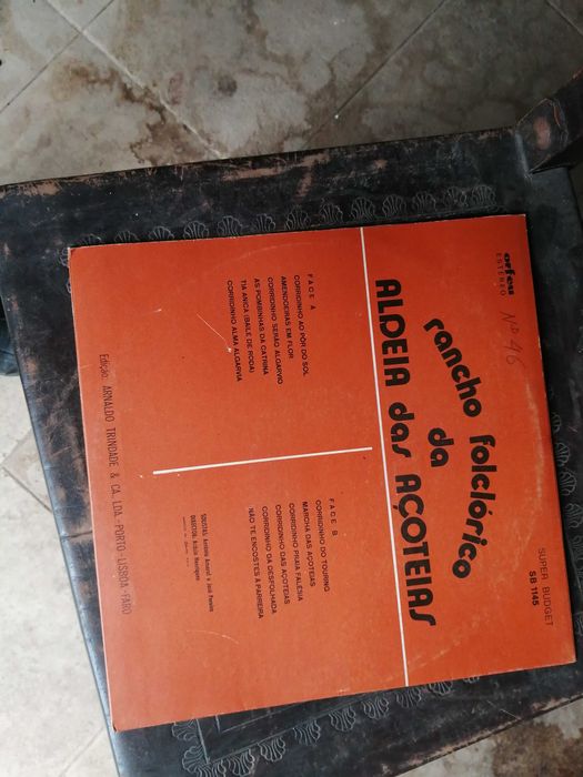 lp , vinil . rancho folclorico aldeias das açoteias 1977