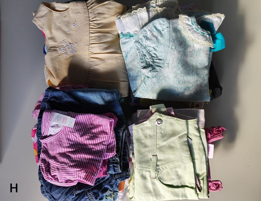 Lote roupa de menina 1 ano Verão