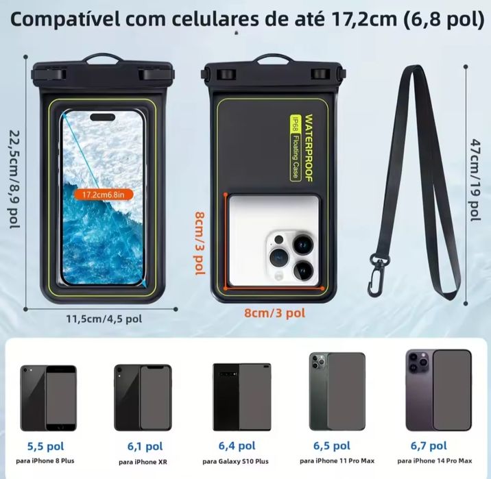 Bolsa Flutuante Telemovel:  Fotos debaixo de Agua