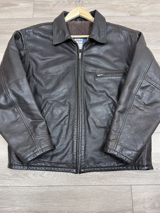 Hein Gericke M L шкіряна мото куртка пілот авіатор коричнева байк