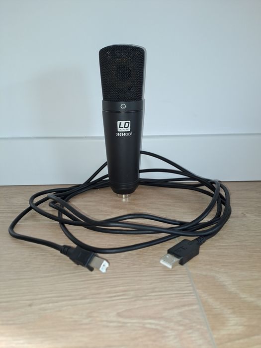Microfone USB + tripé