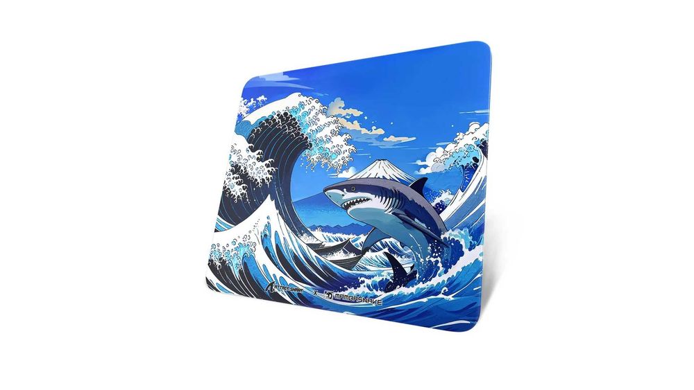 ‼️Attack Shark CM05 Wave Shark (45х40 см) стеклопад для мышки‼️