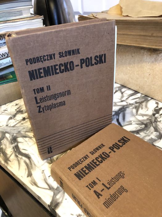 Podręczny słownik Niemiecko-polski 1987 2 tomy
