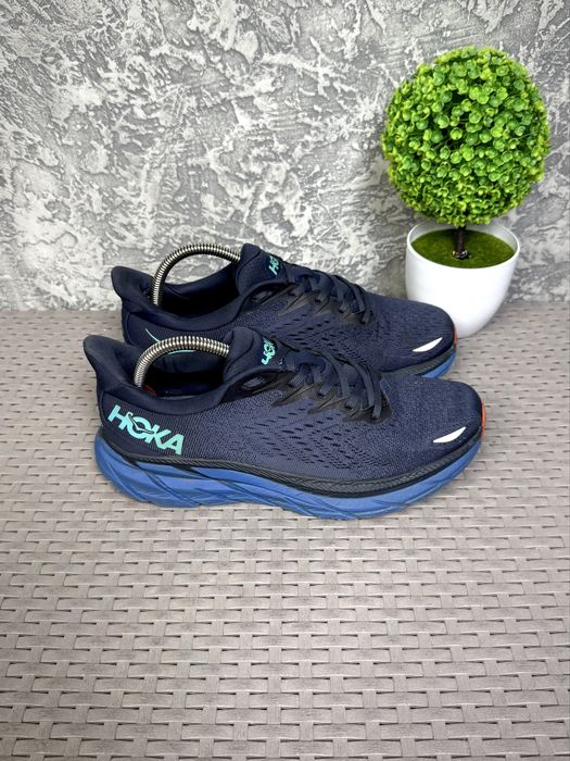 Hoka Clifton 8 кроссовки 41 размер беговые синие