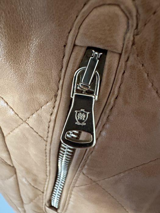 leather vest Massimo Dutti