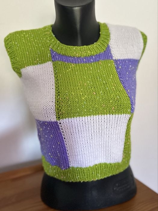 Crop top bolero tricot