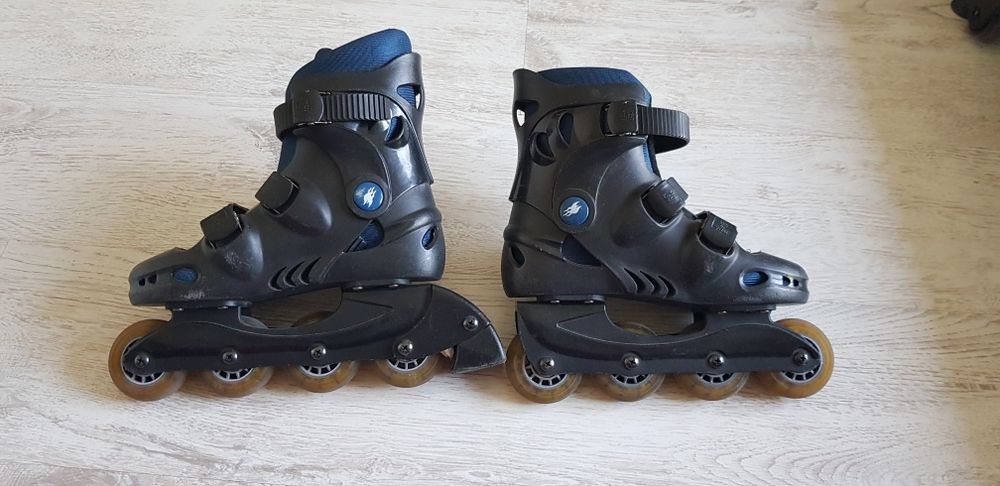 Łyżworolki rolki roz.36 czarne