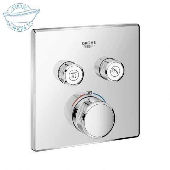Термостат для душу Grohe Grohtherm SmartControl на 2 споживача 29124000