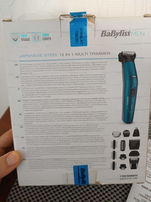 Триммер  BaByliss MEN 12в1
