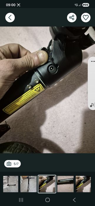 Tenho para venda esta trotinet cumo esta nas fotos