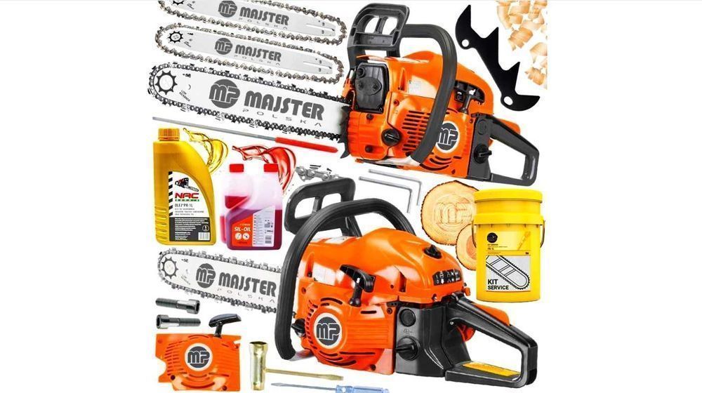 NOWA | Zestaw XXL Piła Spalinowa Majster Polska 5.7KM Łańcuchowa