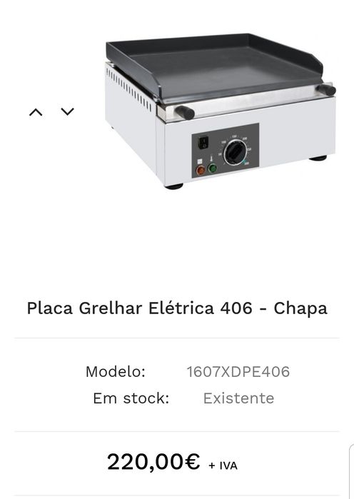 Placa grelhar fry-top