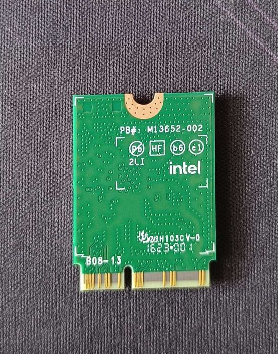 Адаптер WiFi-6e Intel AX211NGW 802.11ax + Bluetooth 5.3