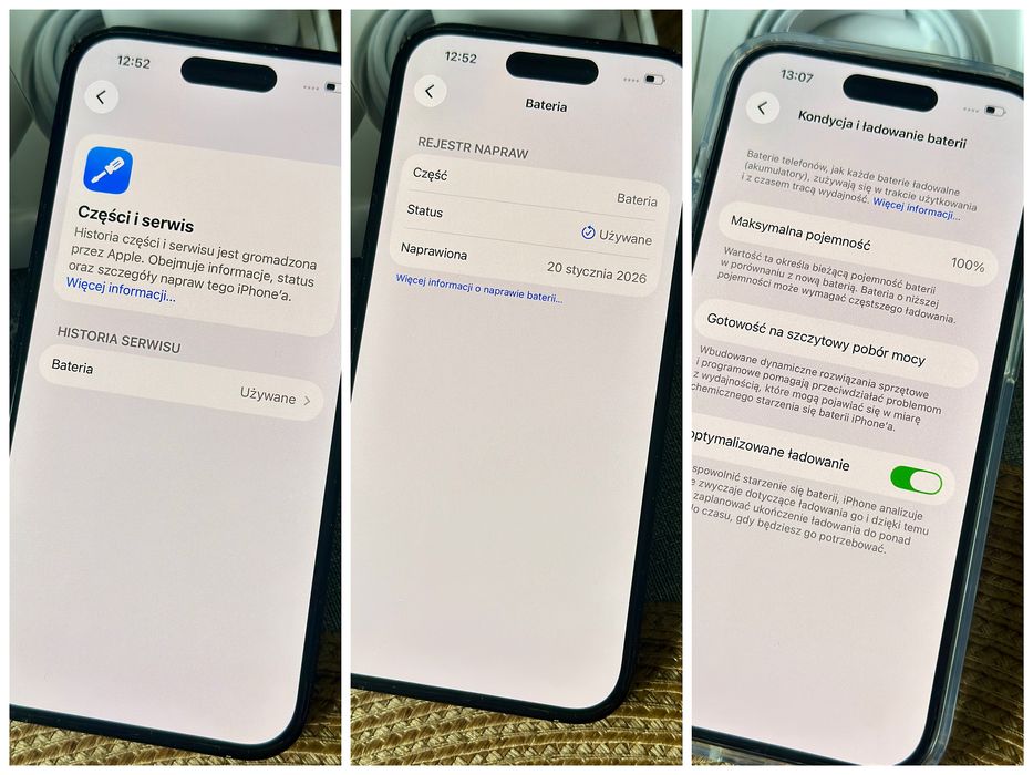 iPhone 14 Pro 128GB Black | Bez blokad | Nowa bateria | Zestaw