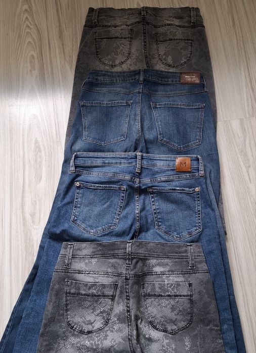 Jeansy spodnie Mango Benetton r 36 38 S