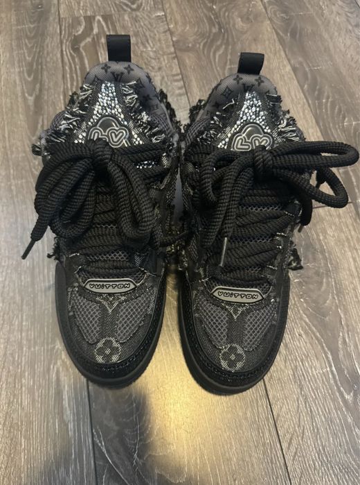 Louis Vuitton Skate Trainer Black Swarovski Monogram