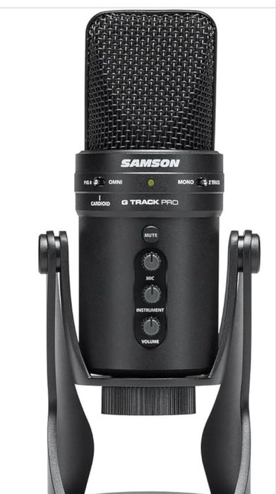 Samson g track pro microfone e interface usb