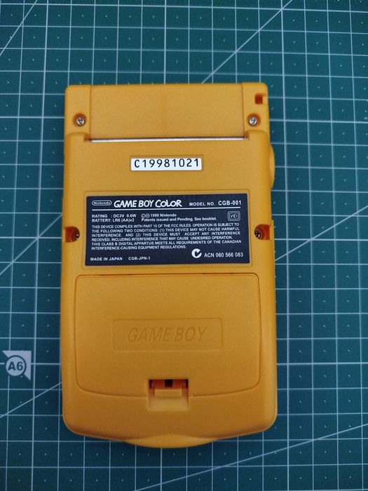 Carcaça Game boy color Amarelo