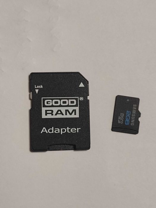 microSD SAMSUNG  2 gb + adapter sd
