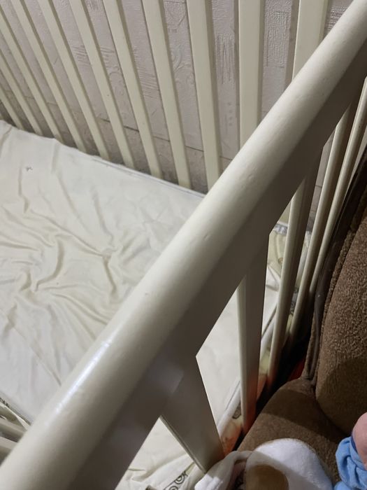 Кроватка верес дитяча з комодом та маятником