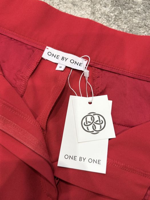 Штани палаццо червоні one by one