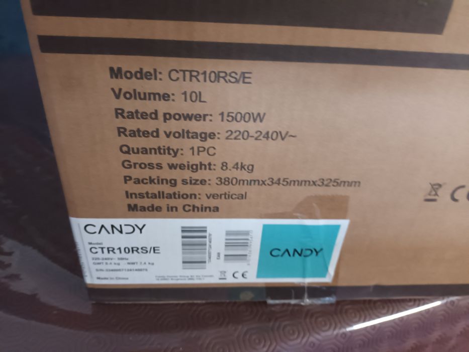 Termoacumulador Candy - Novo
