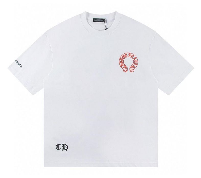 Футболки Chrome Hearts Logo унисекс Хром Хартс черная белая шорты