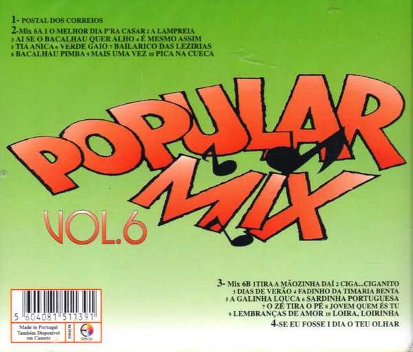 Os 7 Magníficos – Popular Mix 6 CD