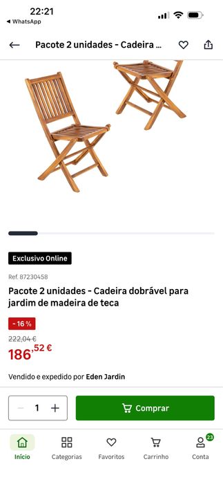 Mesa de exterior em teca 300x110cm com 12 cadeiras