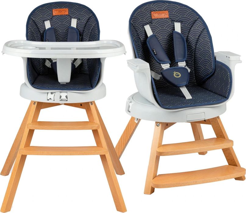 Krzesełko do karmienia momi woodi 3w1