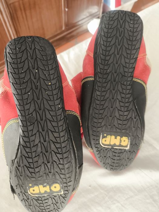Botas OMP para competição automóvel ou karting