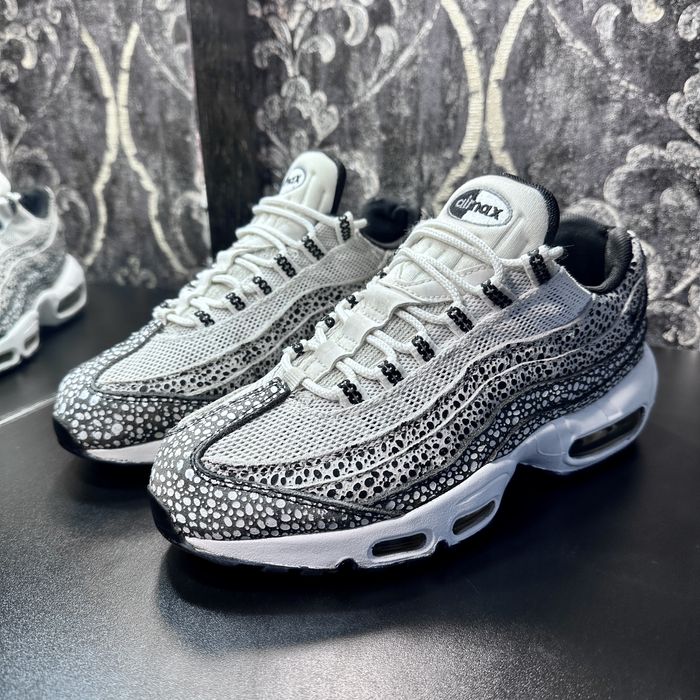 Кроссовки Nike TN Air Max 95 Premium Safari White Black