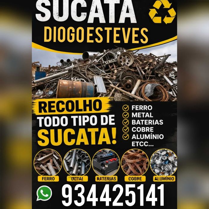 Ferro velho alumínio cobre latão metal inox etc