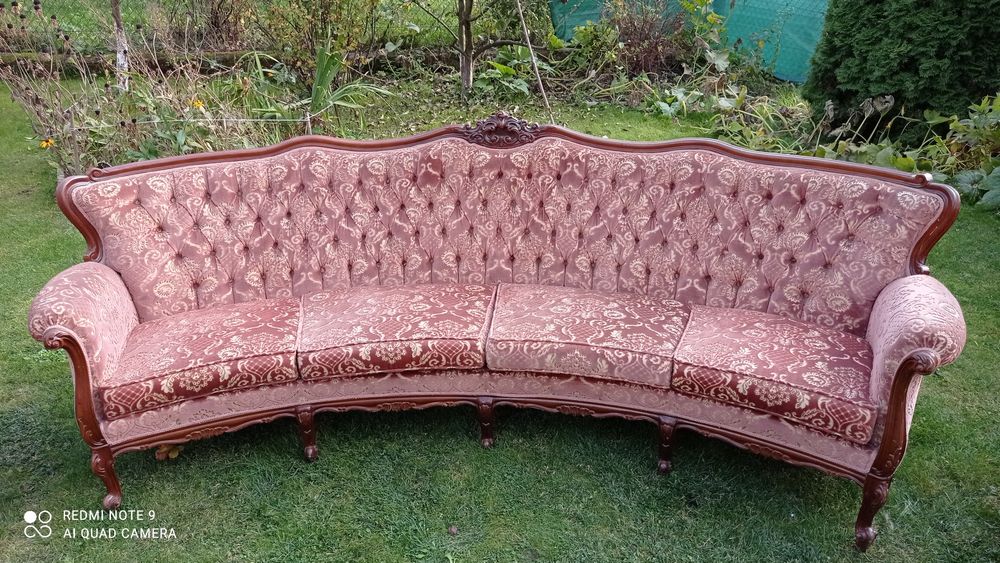 Zestaw sofa z dwoma fotelami